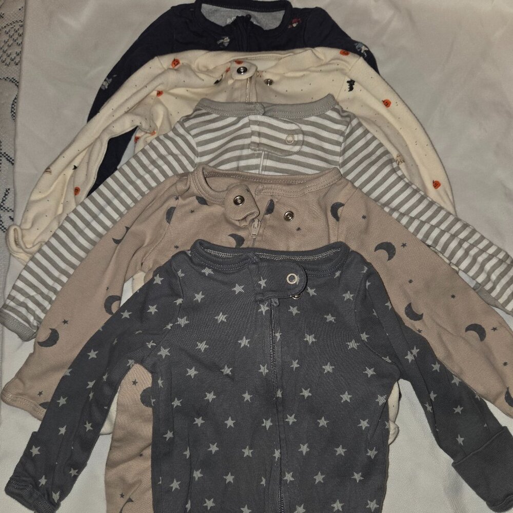 Set of 5 Newborn Baby Boy Pajamas